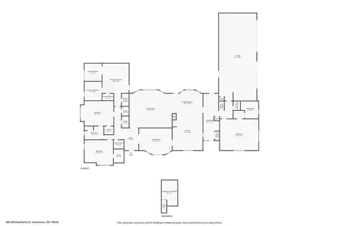 Floorplan - 202 Whiteshield St, Hammon, OK 73650 photo 1 of 1