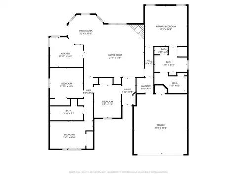 Floorplan - 705 Cactus Ct, Yukon, OK 73099 photo 1 of 1