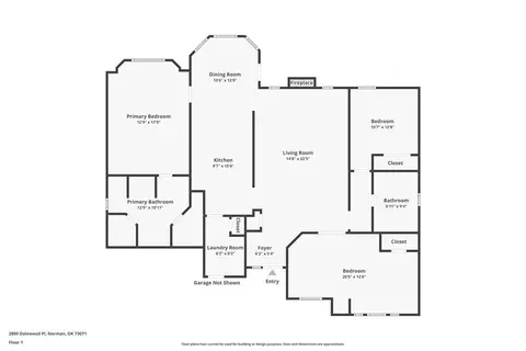 Floorplan - 2800 Dalewood Pl, Norman, OK 73071 photo 1 of 1