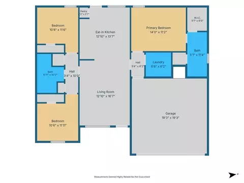 Floorplan - 9621 Eli Dr, Moore, OK 73160 photo 1 of 1