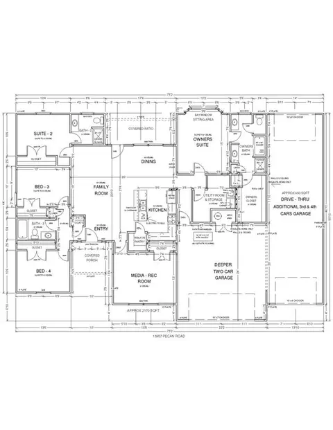 Floorplan - 15957 Pecan Rd, Mcloud, OK 74851 photo 1 of 1