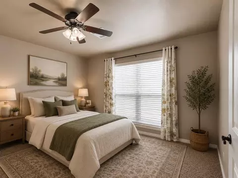Bedroom - 30360 Buck Ln, Mcloud, OK 74851 photo 6 of 7