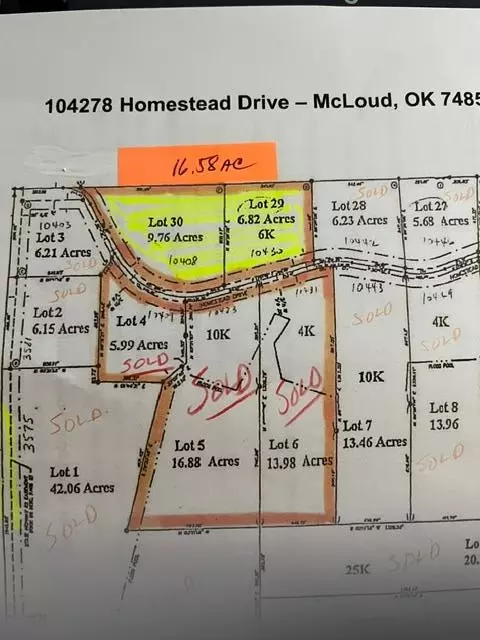 104278 Homestead Dr, Mcloud, OK 74851