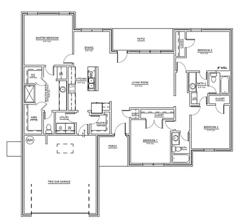 Floorplan - 1723 Elm Cir, Tuttle, OK 73089 photo 2 of 2