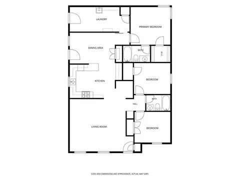 Floorplan - 313 E Clegern Ave, Edmond, OK 73034 photo 1 of 1