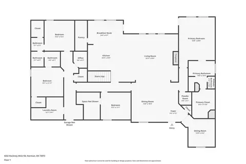 Floorplan - 4232 Hackney Wick Rd, Norman, OK 73072 photo 1 of 3