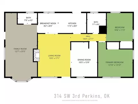 Floorplan - 314 SW 3rd St, Perkins, OK 74059 photo 1 of 1