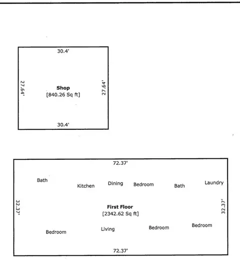 Floorplan - 351930 E 1030 Rd, Prague, OK 74864 photo 1 of 1