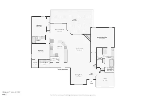 Floorplan - 7212 Jacob Pl, Tuttle, OK 73089 photo 1 of 1