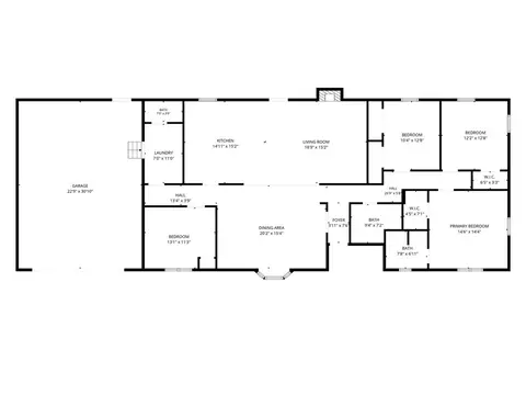 Floorplan - 347368 E 800 Rd, Cushing, OK 74023 photo 1 of 1