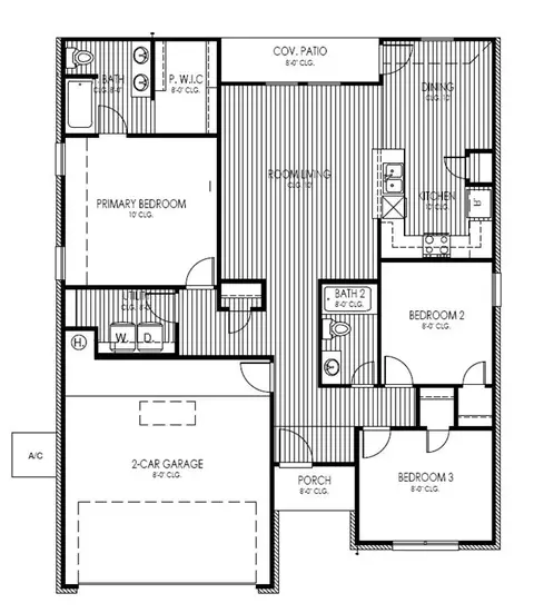 Floorplan - 1709 Olive Way, Moore, OK 73160 photo 1 of 1