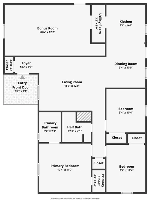Floorplan - 304 Jarman Cir, Mcloud, OK 74851 photo 1 of 1