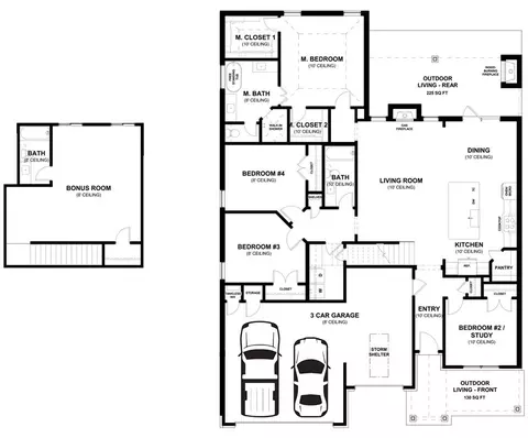 Floorplan - 601 Straight St, Guthrie, OK 73044 photo 1 of 1