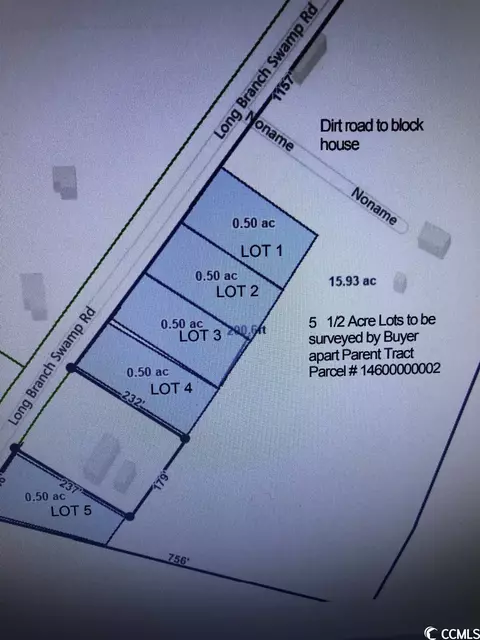 Tbd Long Branch Swamp Rd., Green Sea, SC 29545