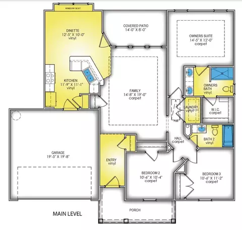 Floorplan - 541 Honeyhill Loop, Conway, SC 29526 photo 1 of 1