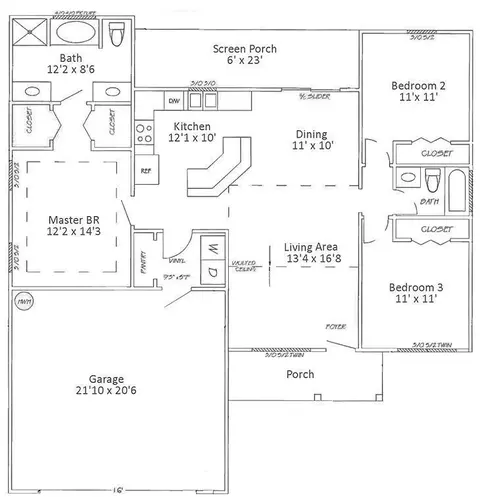Floorplan - 237 Copperwood Loop, Conway, SC 29526 photo 1 of 1