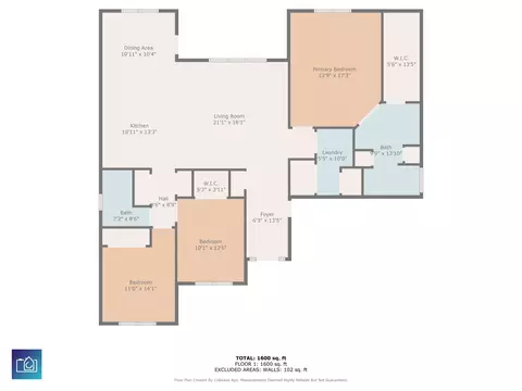 Floorplan - 417 Grain Field Dr, Georgetown, SC 29440 photo 1 of 1