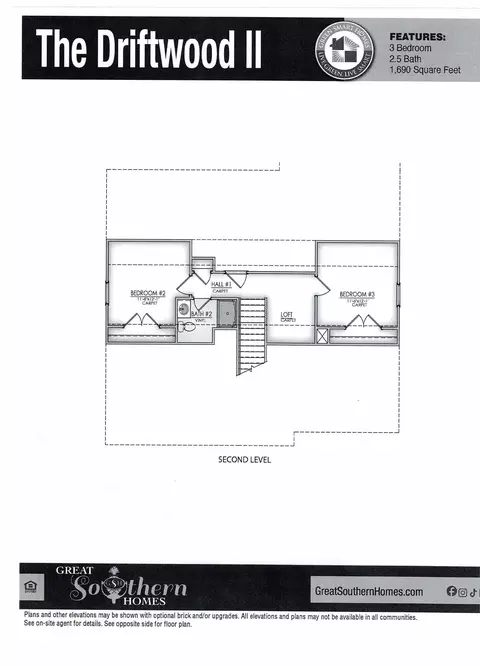 Floorplan - 150 River Birch Dr, Loris, SC 29569 photo 2 of 2