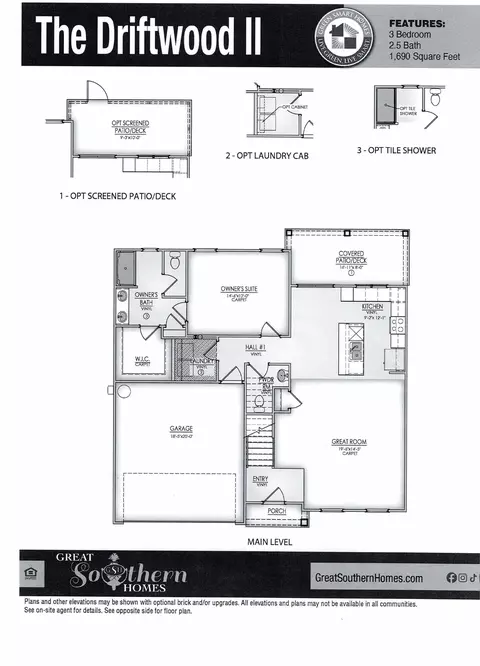 Floorplan - 150 River Birch Dr, Loris, SC 29569 photo 1 of 2
