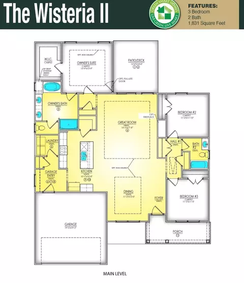 Floorplan - 137 River Birch Dr, Loris, SC 29569 photo 1 of 1