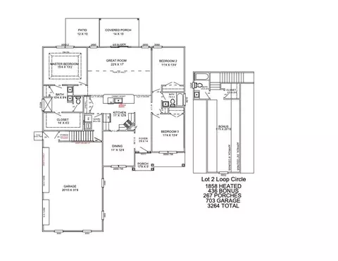 Floorplan - 1161 Loop Cir, Longs, SC 29568 photo 1 of 1