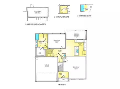 Floorplan - 537 Briarfield Loop, Conway, SC 29527 photo 1 of 1