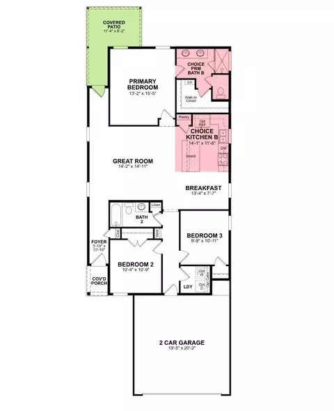Floorplan - 4009 Braid Ct, Myrtle Beach, SC 29588 photo 1 of 1