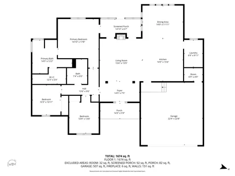 Floorplan - 1605 Westview Dr, Florence, SC 29501 photo 1 of 2
