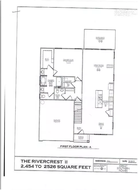 Floorplan - 170 River Birch Dr, Loris, SC 29569 photo 1 of 2
