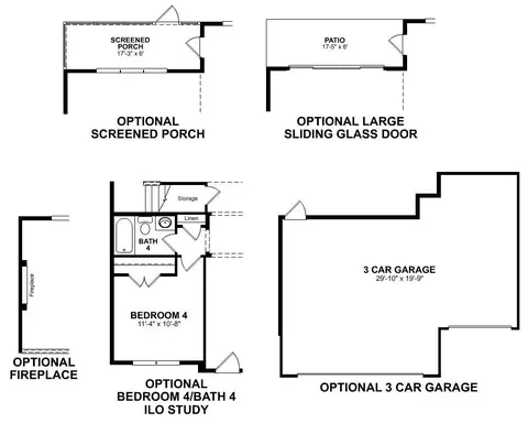 Floorplan - tbd 3 Marshfield Rd, Longs, SC 29568 photo 3 of 3