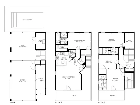 Floorplan - 118 8th Ave S, Surfside Beach, SC 29575 photo 1 of 1