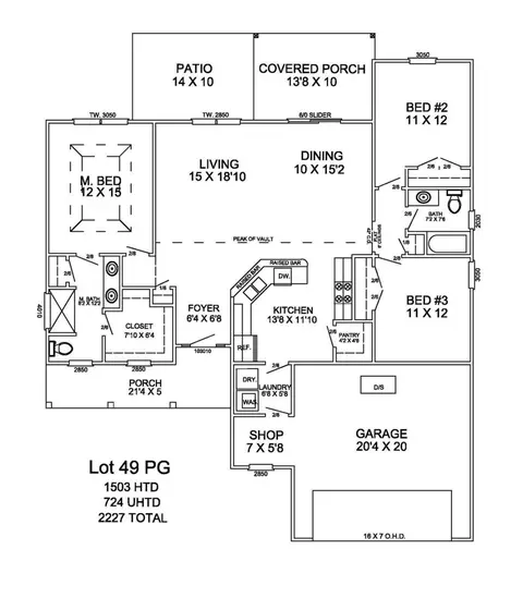 Floorplan - 549 Rose Ave, Georgetown, SC 29440 photo 1 of 1