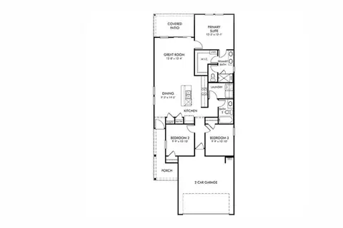 Floorplan - 1012 Lauryn Oak Loop, Longs, SC 29568 photo 1 of 1