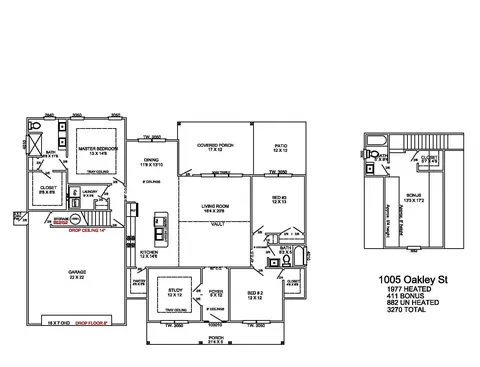 Floorplan - 1005 Oakley St, Georgetown, SC 29440 photo 1 of 2