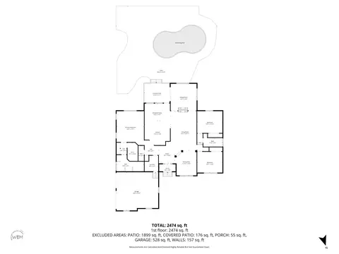 Floorplan - 74 Cascade Dr, Murrells Inlet, SC 29576 photo 1 of 1