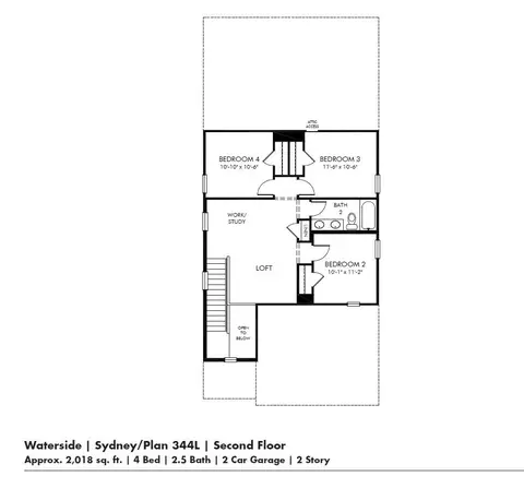 Floorplan - 1013 Lauryn Oak Loop, Longs, SC 29568 photo 2 of 2