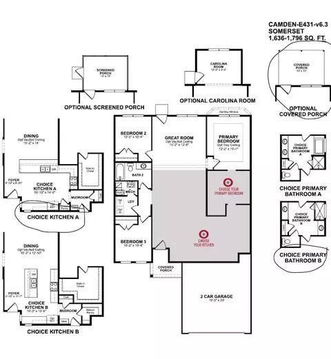 Floorplan - 120 Buckingham Dr, Conway, SC 29526 photo 1 of 1