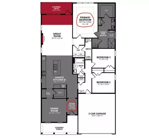 Floorplan - 3081 Claredon St, Longs, SC 29568 photo 1 of 1