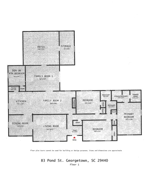 Floorplan - 83 Pond St, Georgetown, SC 29440 photo 1 of 1