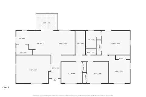 Floorplan - 1825 Bluff Rd, Marion, SC 29571 photo 1 of 1