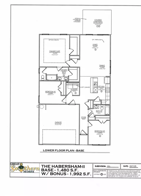 Floorplan - 176 River Birch Dr, Loris, SC 29569 photo 1 of 1