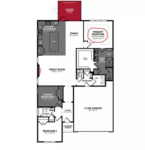 Floorplan - 3014 Claredon St, Longs, SC 29568 photo 1 of 2