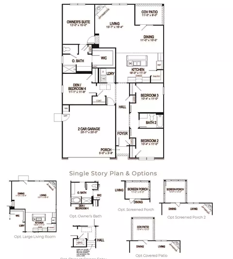 Floorplan - 208 Blueberry Fields Ct, Longs, SC 29568 photo 1 of 1