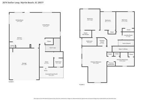 Floorplan - 2674 Stellar Loop, Myrtle Beach, SC 29577 photo 3 of 3