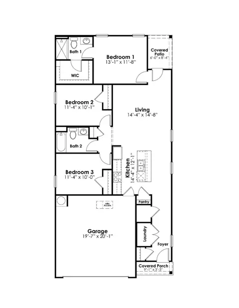Floorplan - 3120 Tasso Dr, Sunset Beach, NC 28468 photo 1 of 1