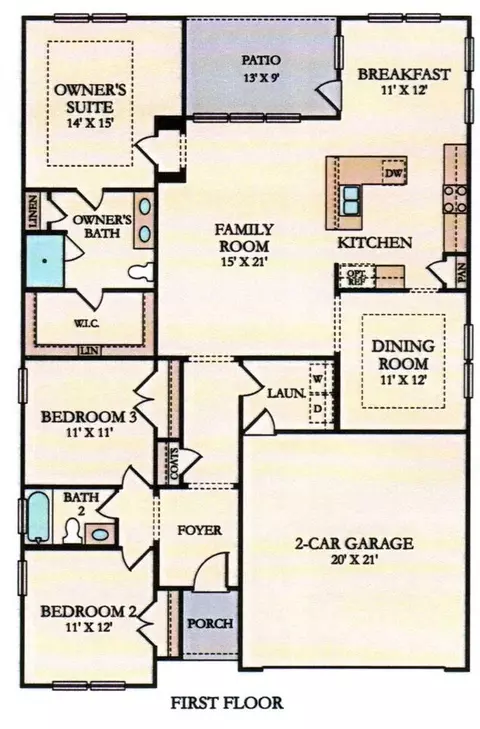 Floorplan - 623 Lemon Drop Dr, Longs, SC 29568 photo 1 of 1