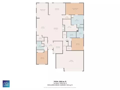 Floorplan - 740 Bickell Ct, Surfside Beach, SC 29575 photo 1 of 2