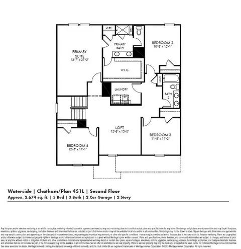 Floorplan - 2886 Tranquility Loop, Longs, SC 29568 photo 2 of 2
