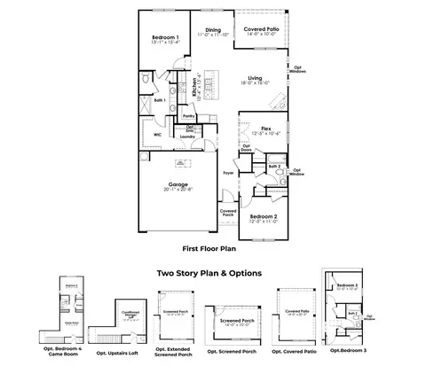 Floorplan - 233 Evington Dr, Longs, SC 29568 photo 1 of 1