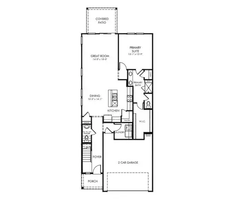 Floorplan - 3024 Tranquility Loop, Longs, SC 29568 photo 2 of 3